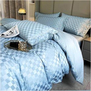 YUSIWOAL Комплект постельного белья люкс жаккард хлопковый летний