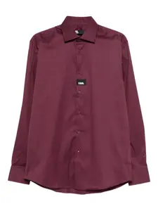 Рубашка с логотипом Karl Lagerfeld, фиолетовый