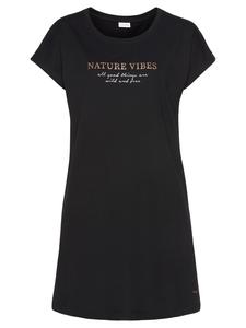 Ночная рубашка LASCANA, черный