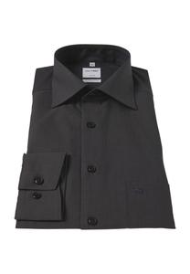 Деловая рубашка Luxor, воротник Кент, комфортная посадка, мужская OLYMP, цвет Antra