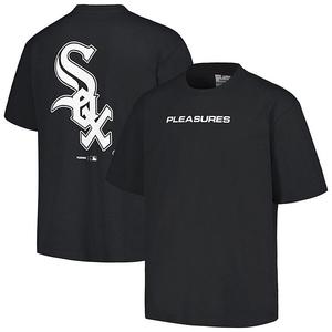 Мужская черная футболка chicago white sox ballpark Pleasures