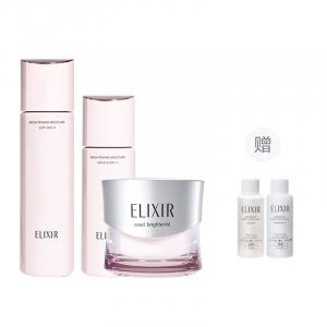 Наборы для ухода за кожей Revitalize: увлажняющие и питательные Elixir, pure and rich type water+emulsion+face cream+sample*2