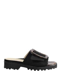 Candra Slide In Black Ron White