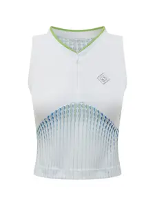 Топ на молнии до половины CASABLANCA, белый