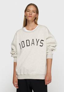 Толстовка 10DAYS Sweatshirt, Soft White Melee/Off-White