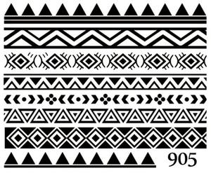 Водные наклейки для ногтей - №905, Raisin