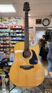 Акустическая/электрогитара Takamine GD30CE NAT серии G30 Dreadnought Cutaway 2010-х годов - натуральный глянец