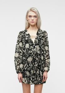 Платье Abercrombie & Fitch PLUNGE WRAP MINI, Black