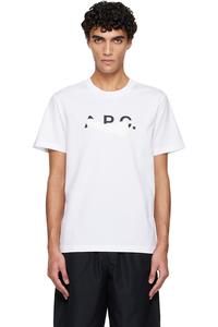 Футболка с логотипом A.P.C., белый