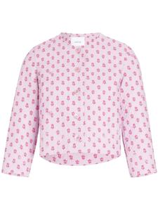 Patou стеганая куртка с цветочным принтом, розовый