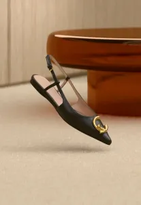 Балетки с открытой пяткой Coccinelle, Noir