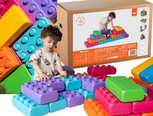 Marioinex Polskie Klocki BUILDING BRICS XXL, 33 элемента PASTEL