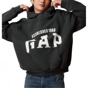 Свитшот унисекс GAP, черный серый