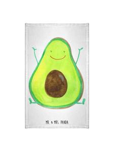 Mr. & Mrs. Panda Махровое полотенце «Авокадо» без слогана, белого цвета