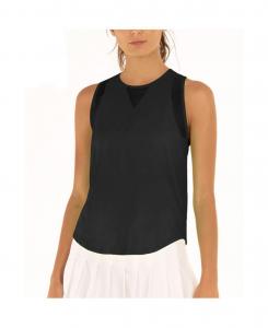 Женская теннисная майка Chill Out Lucky In Love, Black