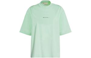 MARNI Футболка с рукавом дроп-шоулдер SS23 Women's Green