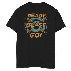 Футболка с рисунком Nerf Ready Blast Go Target для мальчиков 8–20 лет Licensed Character
