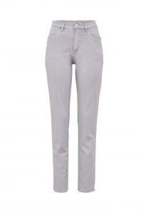 Узкие джинсы с пятью карманами из светлого денима и эластичными вставками Paddock'S, серый