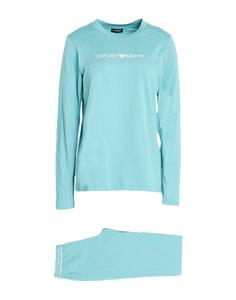 Пижама Giorgio Armani, серо-зеленый