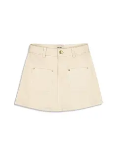 Мини-Юбка «Дженни» для девочек (для детей постарше) Dl1961, белый