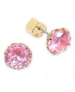 Серьги-Гвоздики с кристаллами Kate Spade New York, pink/gold