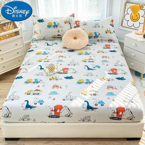 Disney Простыня на резинке 90х200 см + наволочка, хлопок, цвет Naughty Dinosaur A