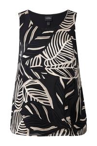 Блуза Ulla Popken, черный/белый