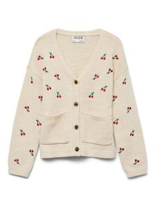 VERO MODA Кардиган 'AWVALLEY' вязаный бежевый