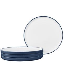Набор из 4 обеденных тарелок Colortex Stone Stax Noritake, синий