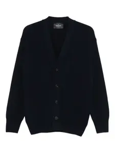 Шерстяной кардиган на пуговицах Gran Sasso, синий