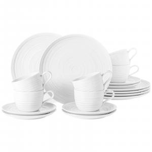 Кофейный сервиз Terra White, набор из 18 предметов Seltmann Weiden, белый