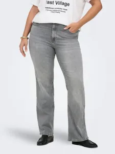 Расклешенные джинсы carwilly Only Carmakoma, Grey Denim