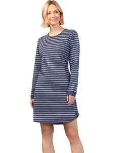 Ночная рубашка hajo, цвет dunkelblau meliert