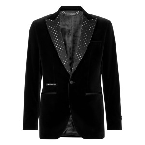 Блейзер Lord Fit с кристаллами Philipp Plein, цвет Black / White