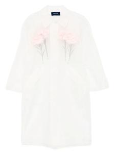 Пальто с карманами Simone Rocha, нейтральный