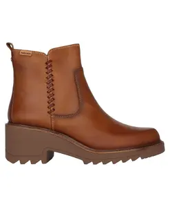 Коричневые кожаные ботильоны для женщин Pikolinos, коричневый