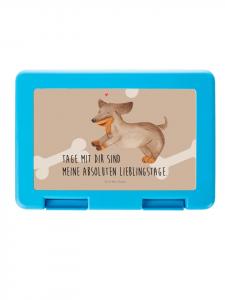 Контейнер для хранения собачьих экскрементов (такс) с надписью "Собачье счастье"  Mr. & Mrs. Panda, Hundeglück