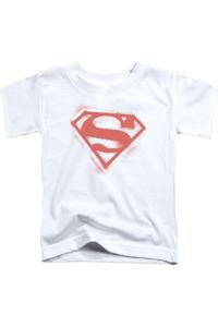 Футболка с принтом "Супермен" и защитой от краски, детская, с коротким рукавом Gildan, белый