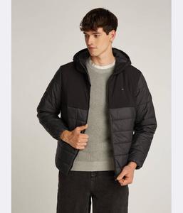 Куртка мужская Tommy Hilfiger стеганая с капюшоном, черный