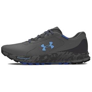 Under Armour Charged Bandit Trail 3 Абразивоустойчивые низкие кроссовки для бега мужские серо-голубые