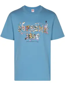 Футболка с принтом Supreme, синий