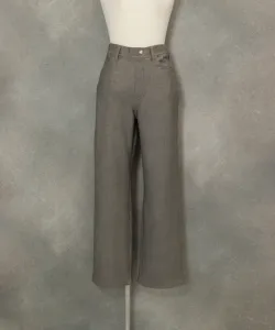 Брюки из денима с флисовой подкладкой и вышивкой на спине Studio Picone, цвет Gray(080)