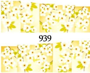 Водные наклейки для ногтей - №939, Raisin