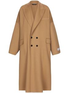 Dolce & Gabbana двубортное кашемировое пальто Re-Edition S/S 1991, нейтральный цвет