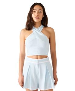 Женская майка без рукавов Winnie Steve Madden, Baby Blue/White Combination