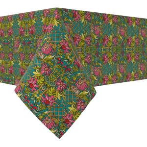 Прямоугольная скатерть, 100 % хлопок, 60х120 дюймов, цветочный 32