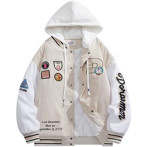 Куртка Unisex Doraemon, голубая (дизайн с облаками)