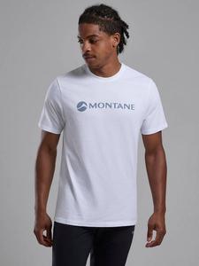 Футболка из органического хлопка с моноблоком и логотипом Montane, белый
