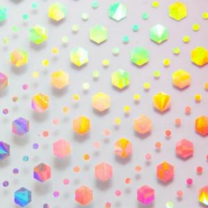 Прозрачная голографическая трансферная фольга 100 см 8 № 9, AllePaznokcie