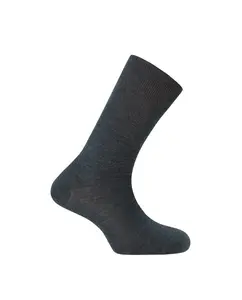 Однотонные мужские носки Punto Blanco из шерсти супермериноса — эластичные Сделано в Испании, темно-серый